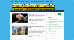 Desktop Screenshot of cancertreatmentoptions.info